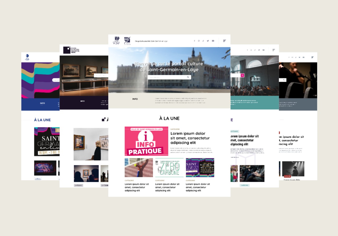 Les sites culturels de la mairie de Saint-Germain-en-Laye sont réalisés avec tYPO3.